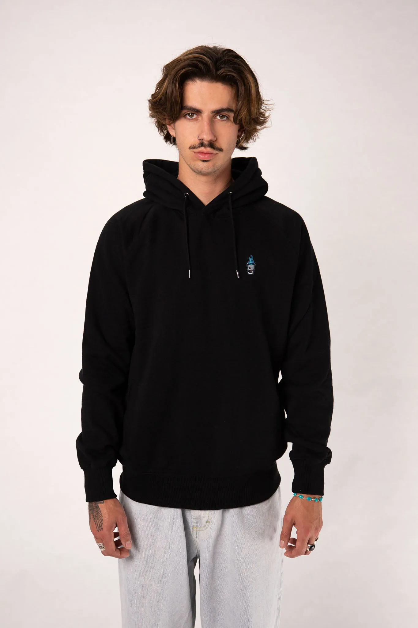 Sambuca | Bestickter Bio-Baumwoll Männer Hoodie