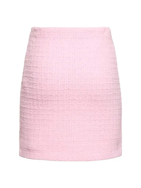 Self-portrait   Embellished knit mini skirt 