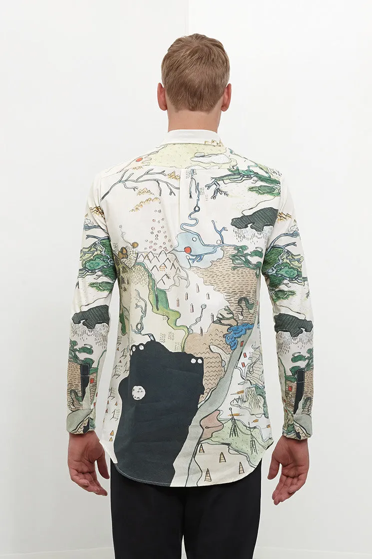 Shirt: THE MAP | Artist: Morta - Streetwear