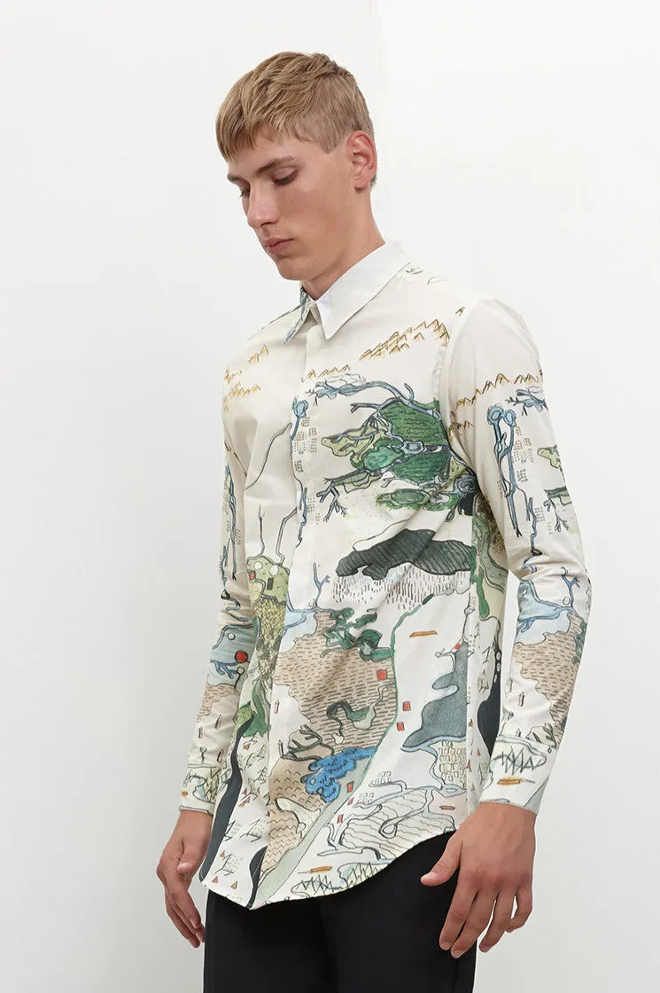 Shirt: THE MAP | Artist: Morta - Streetwear