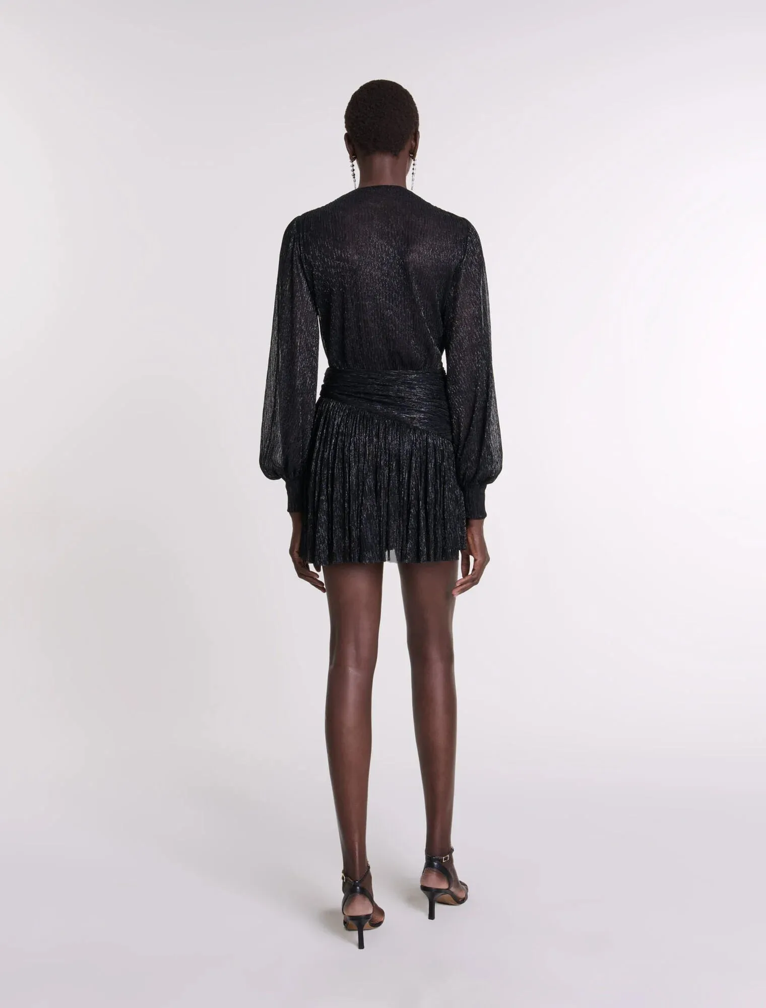 Short lamé dress