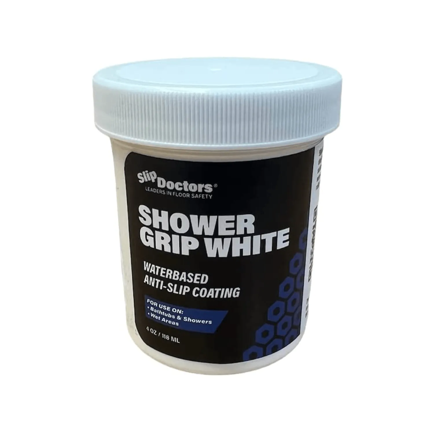 Shower Grip White Anti-Slip Paint Coating for Bathtubs & Showers
