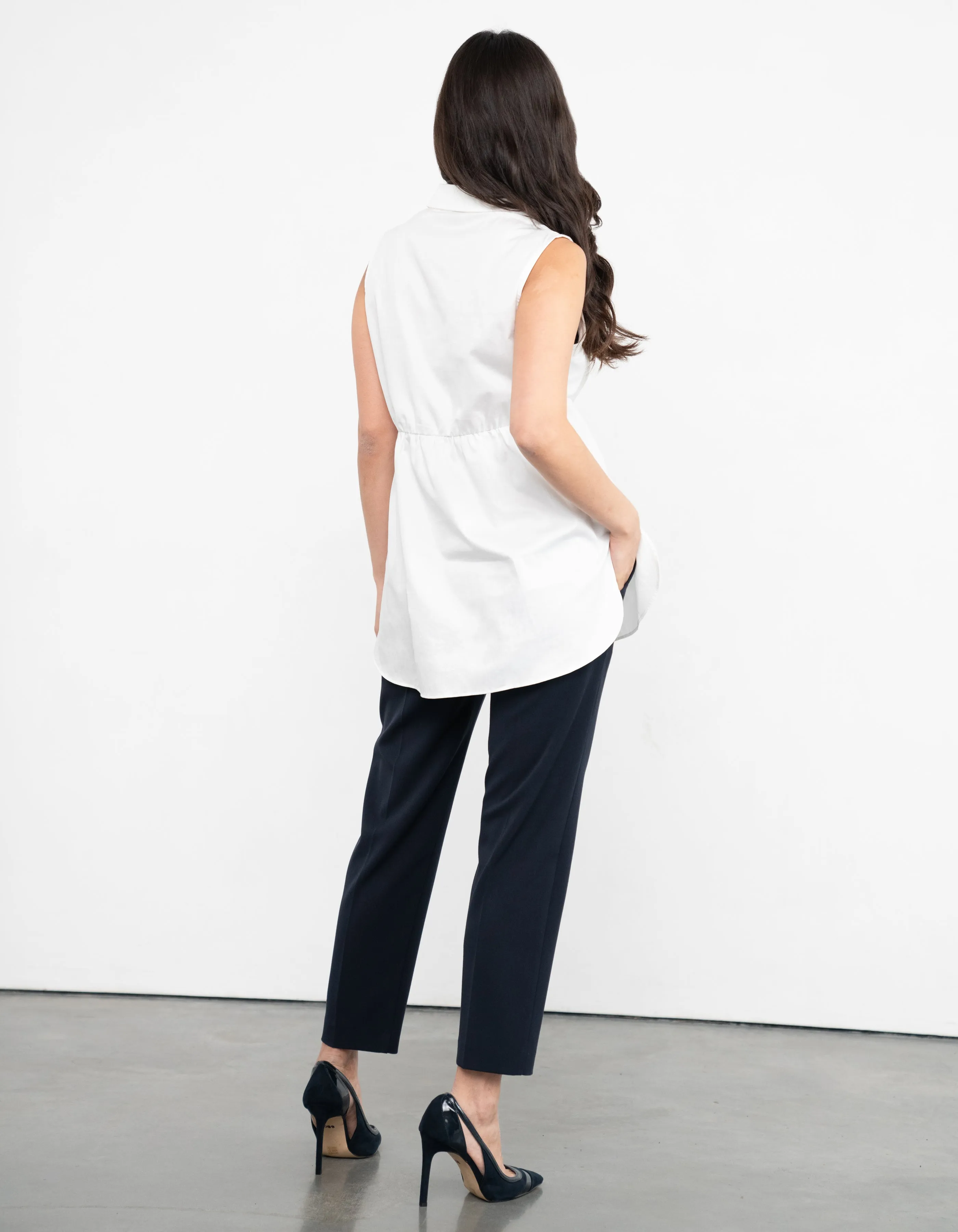 Sleeveless Layering Maternity   Nursing Shirt