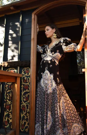 Soraya Crepe Maxi Dress