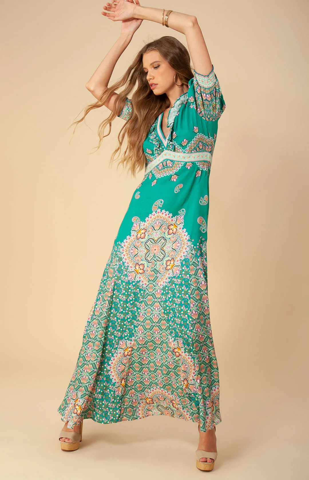 Soraya Crepe Maxi Dress