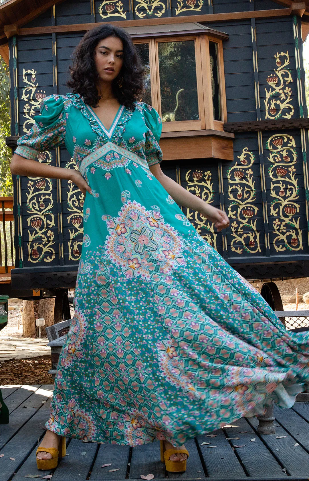 Soraya Crepe Maxi Dress