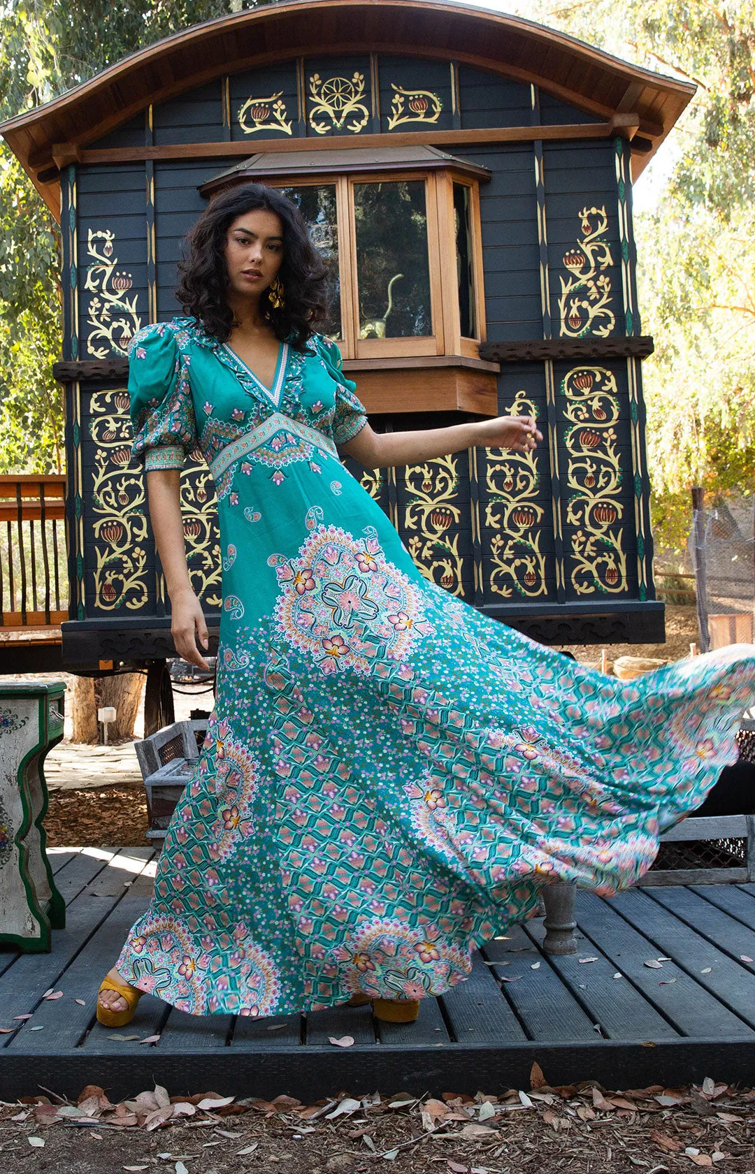 Soraya Crepe Maxi Dress