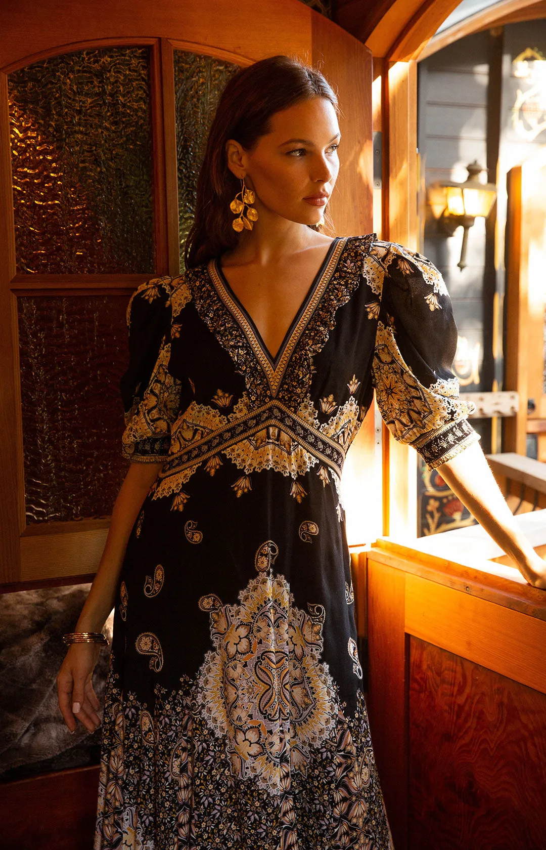 Soraya Crepe Maxi Dress