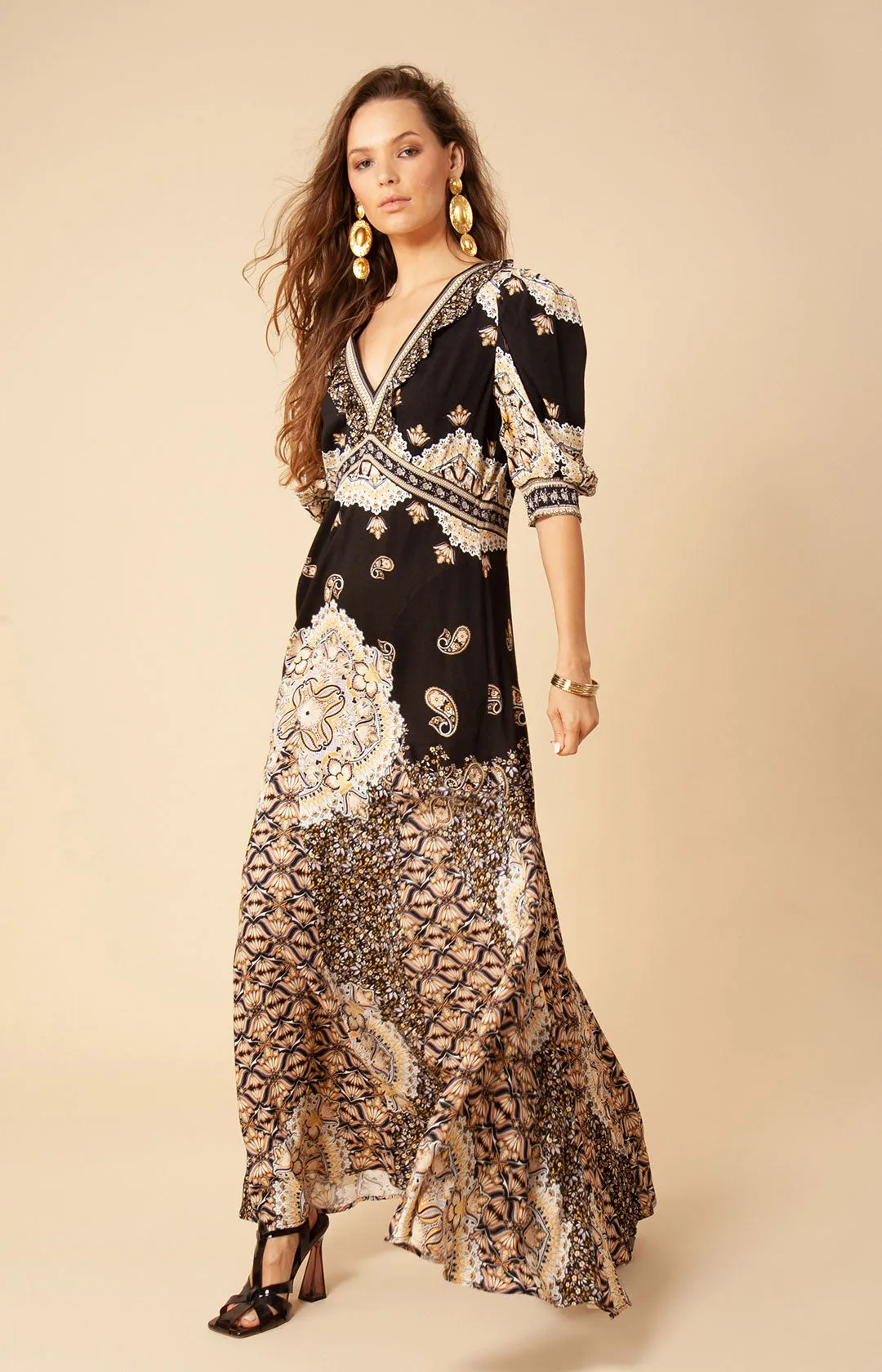 Soraya Crepe Maxi Dress