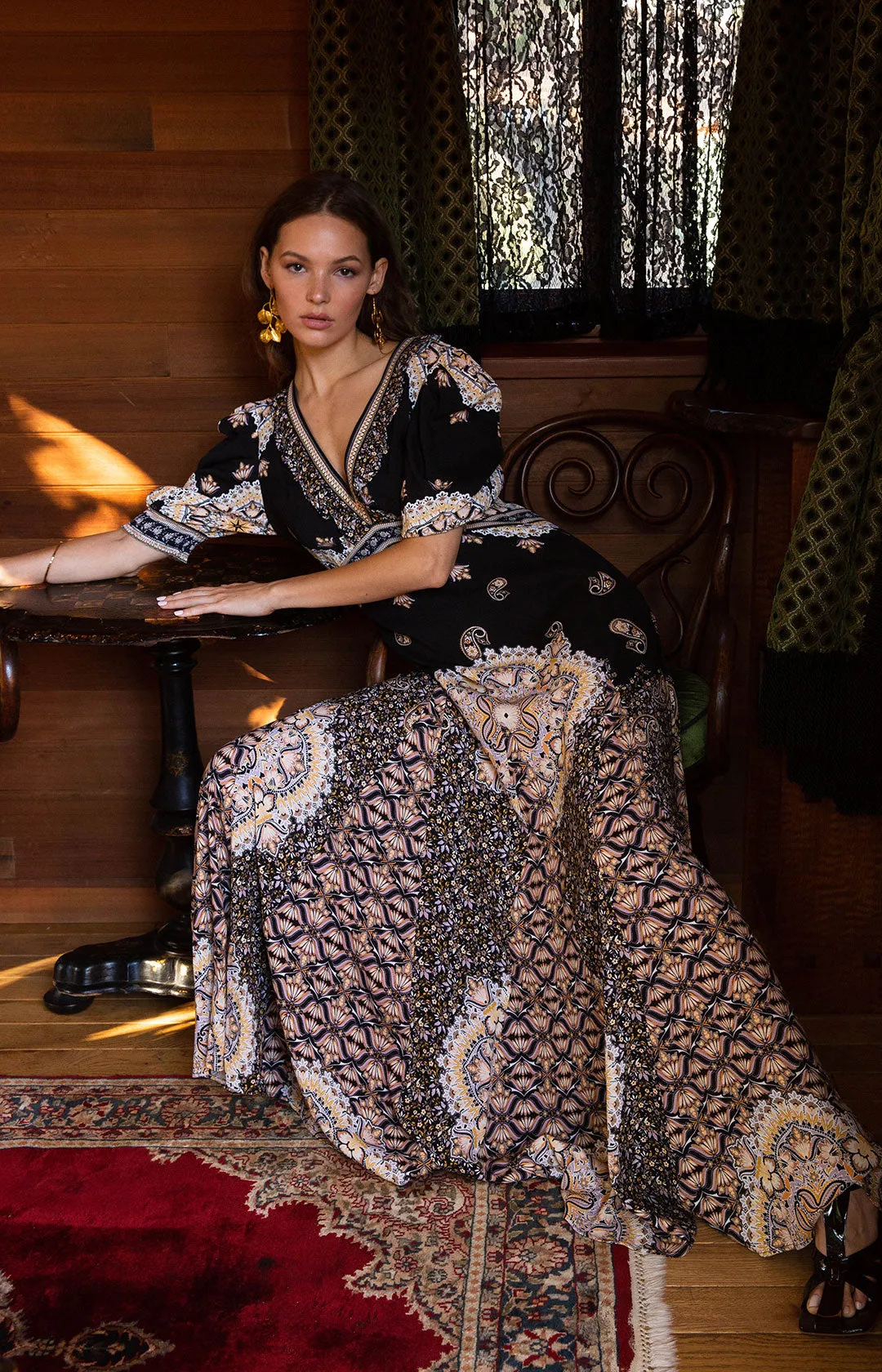 Soraya Crepe Maxi Dress
