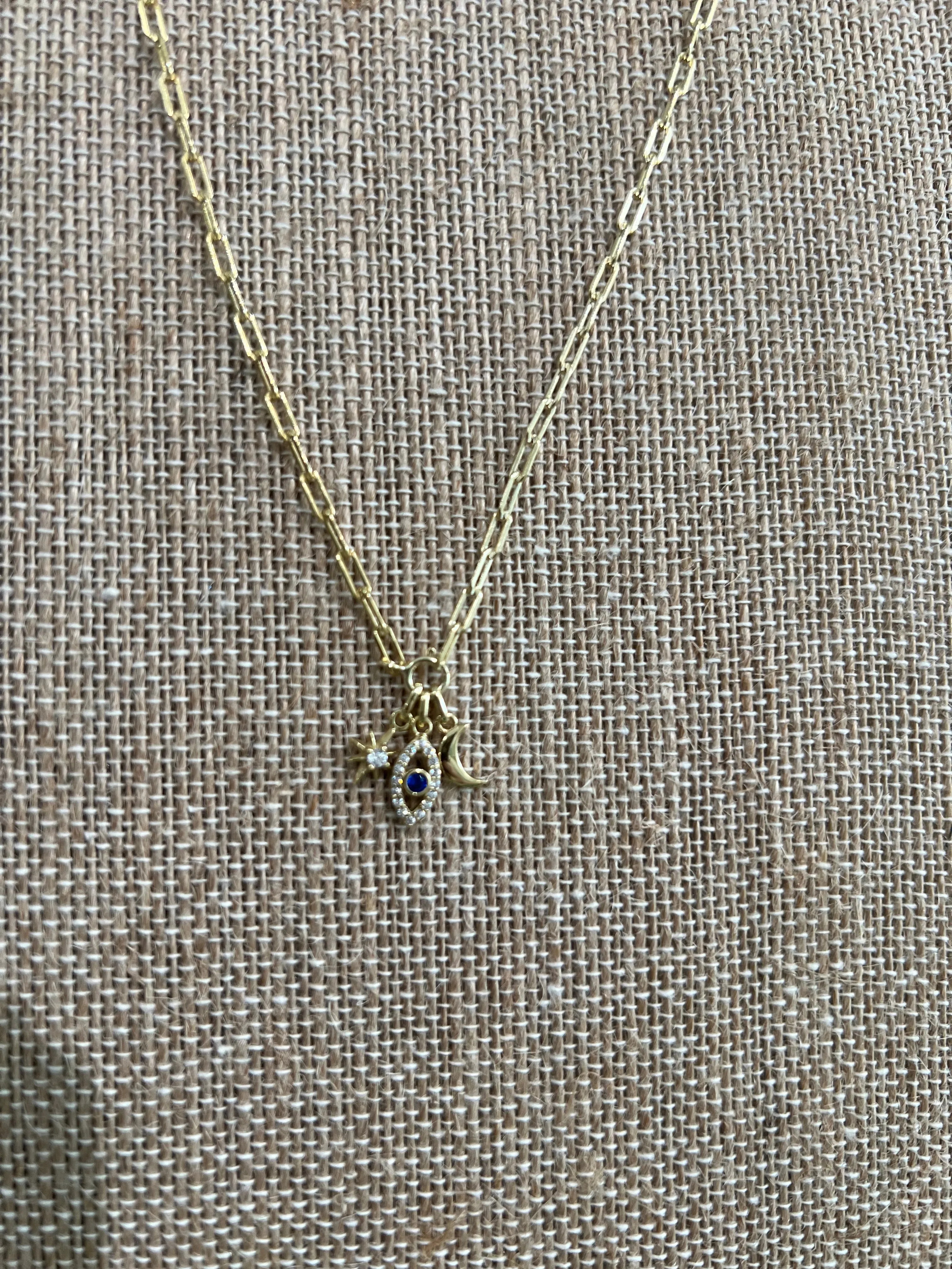 Sterling Silver Lucky Charm Necklace