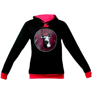 SUDADERA HOODIE LOGO ROSA