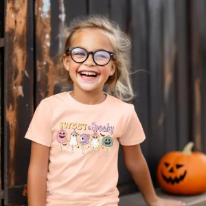 Sweet and Spooky | Girls Halloween Shirt