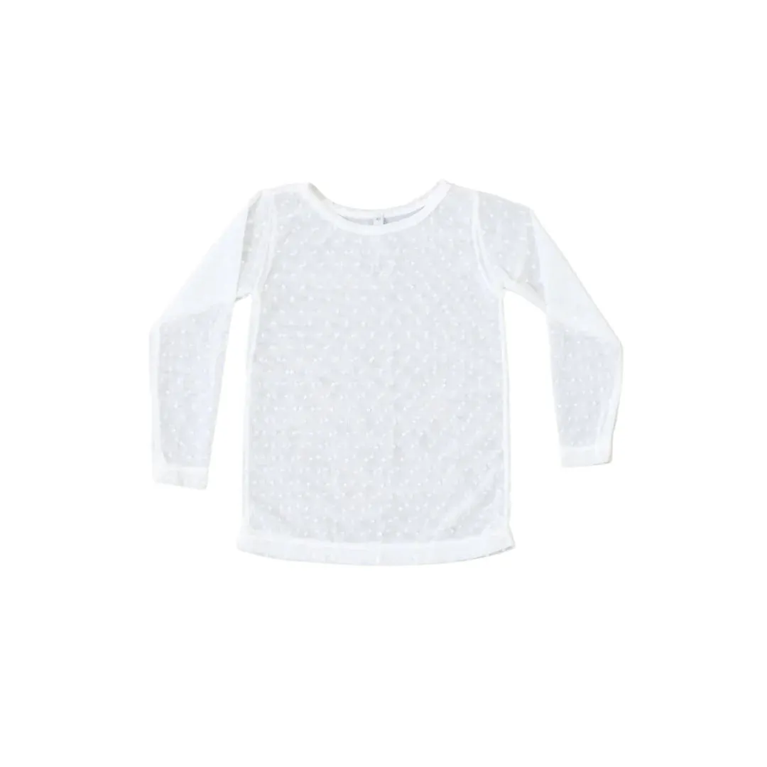 Swiss Dot Layering Top