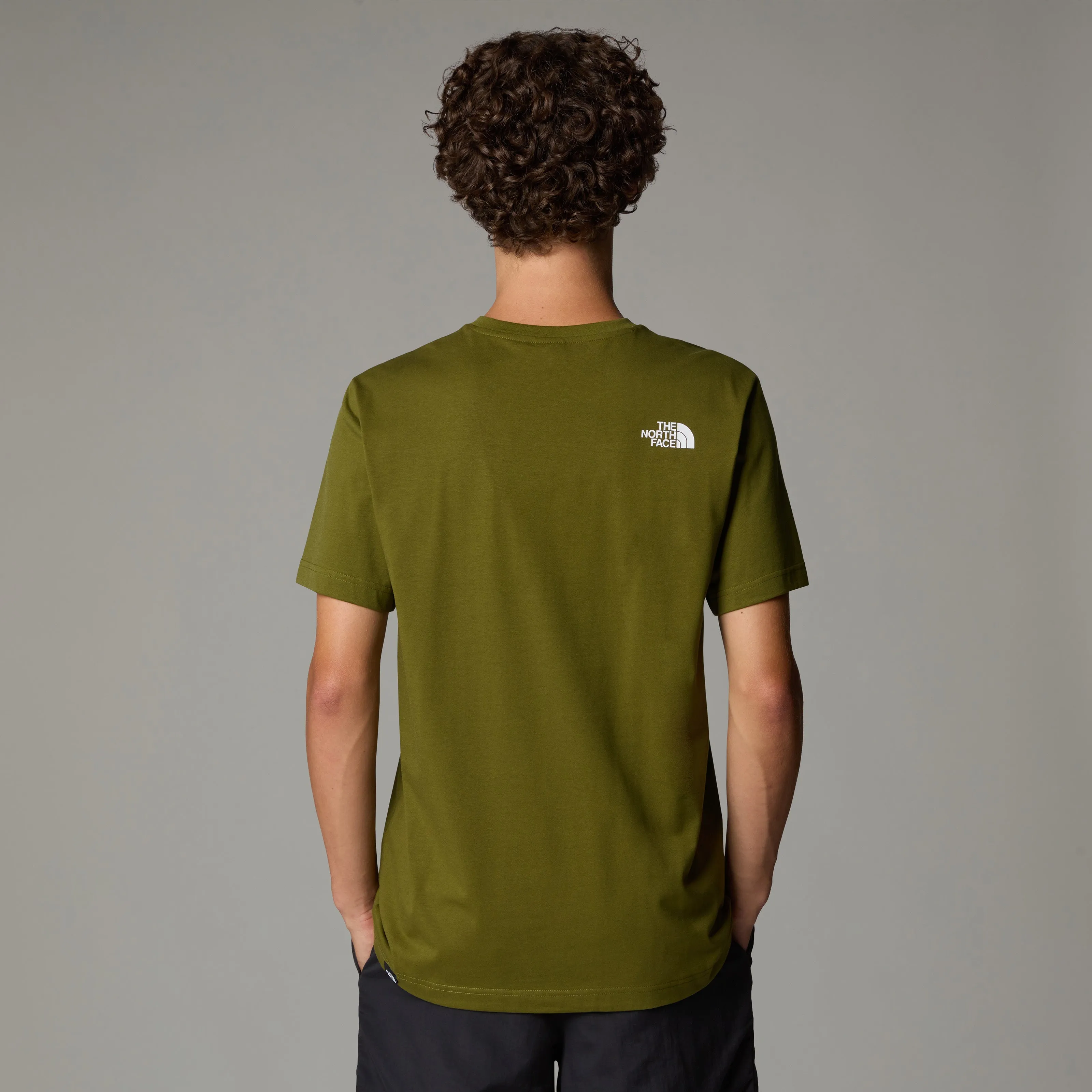 The North Face Easy Men's T-Shirt | Forest Olive-TNF White