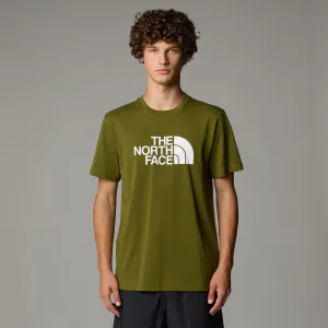 The North Face Easy Men's T-Shirt | Forest Olive-TNF White