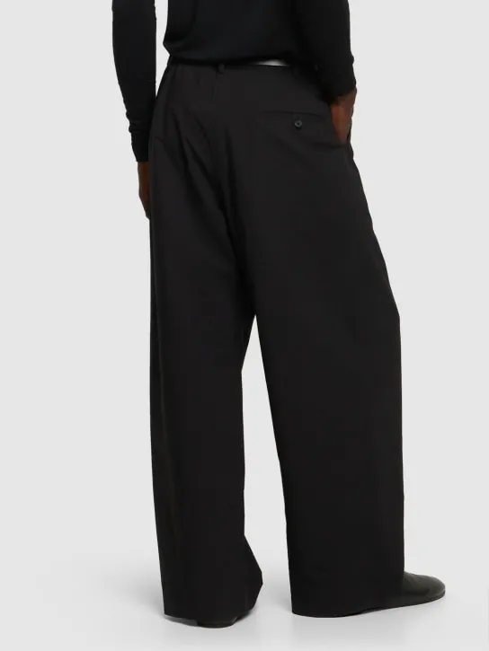The Row   Berto cotton &amp; silk pants 