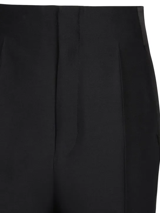 The Row   Hector wool &amp; silk straight pants 