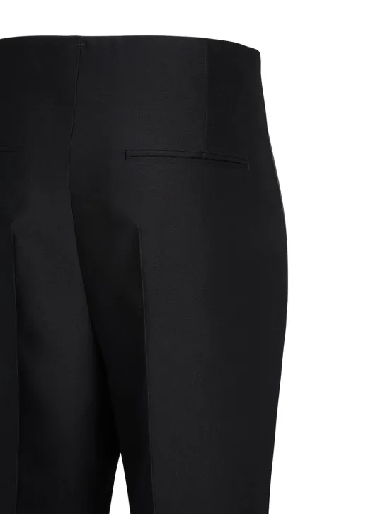 The Row   Hector wool &amp; silk straight pants 