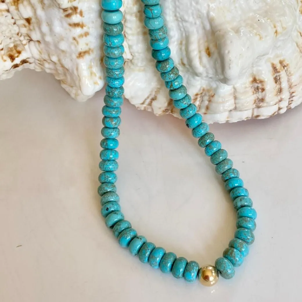 Turquoise Necklace - Serafine