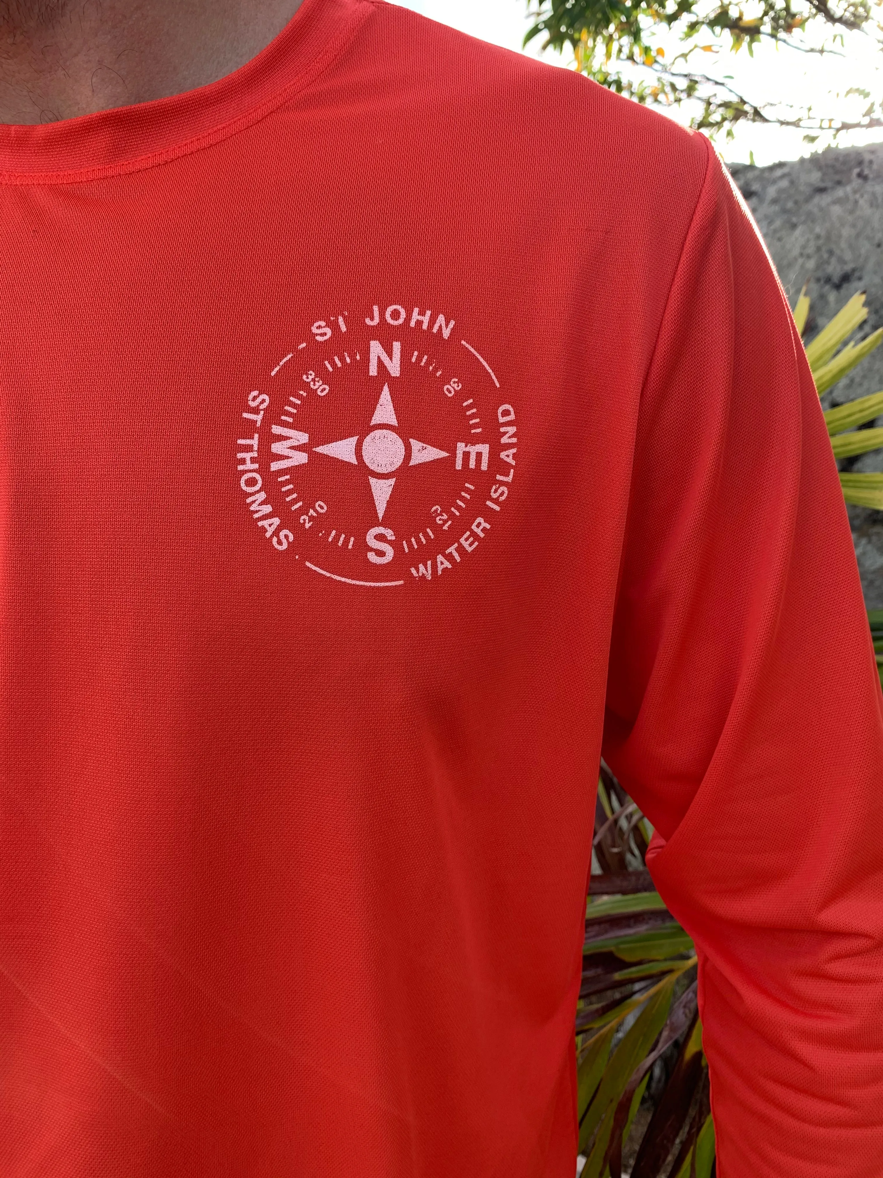 VI Compass UPF50 Shirt - Sunset Red