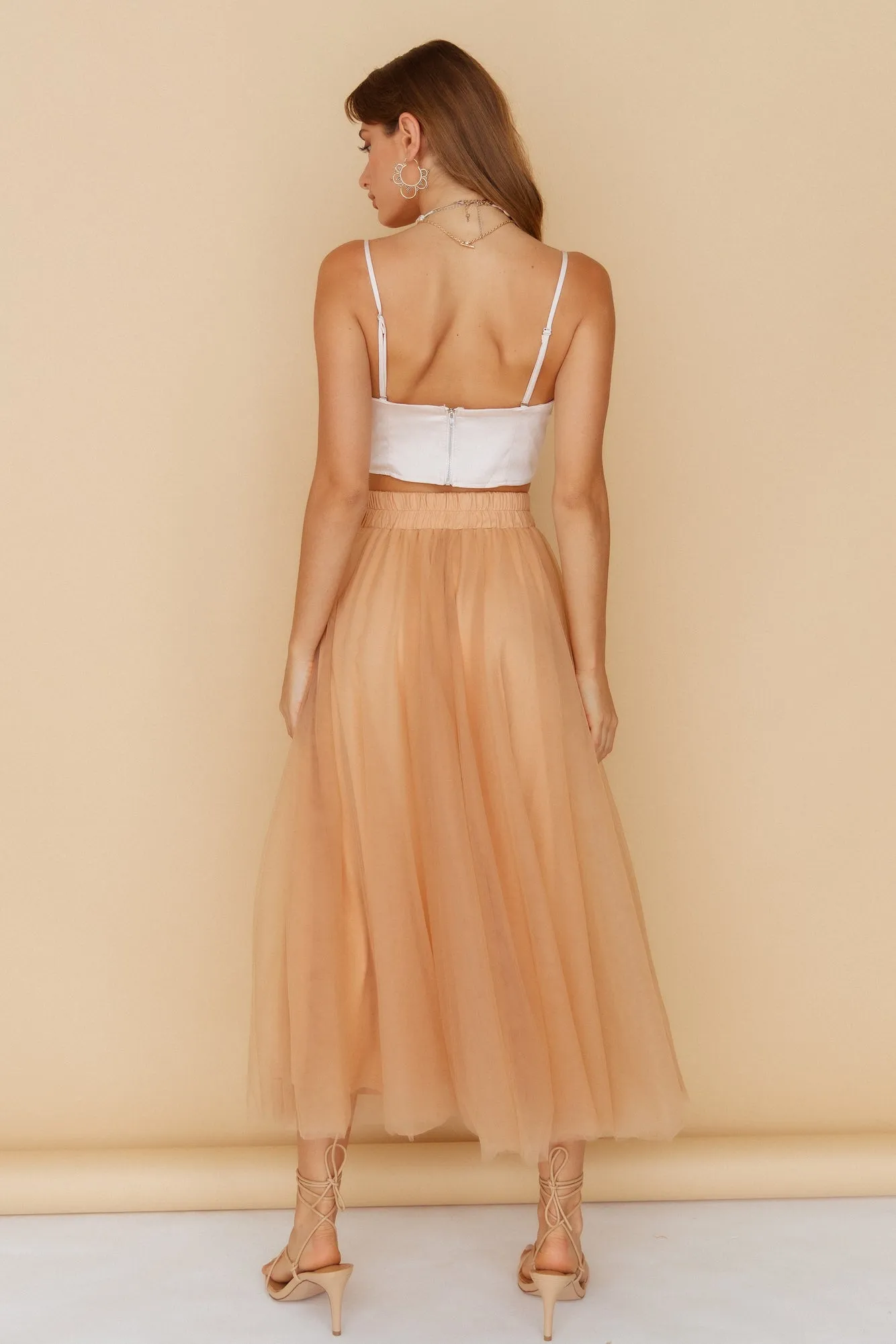 Villarreal Maxi Skirt Tan