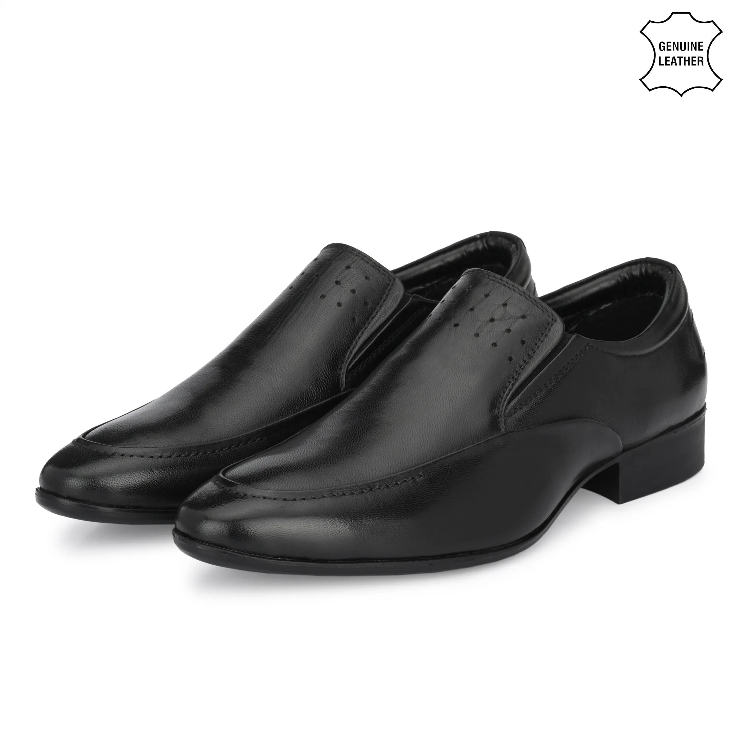Vintage Full Grain Leather Slip Ons