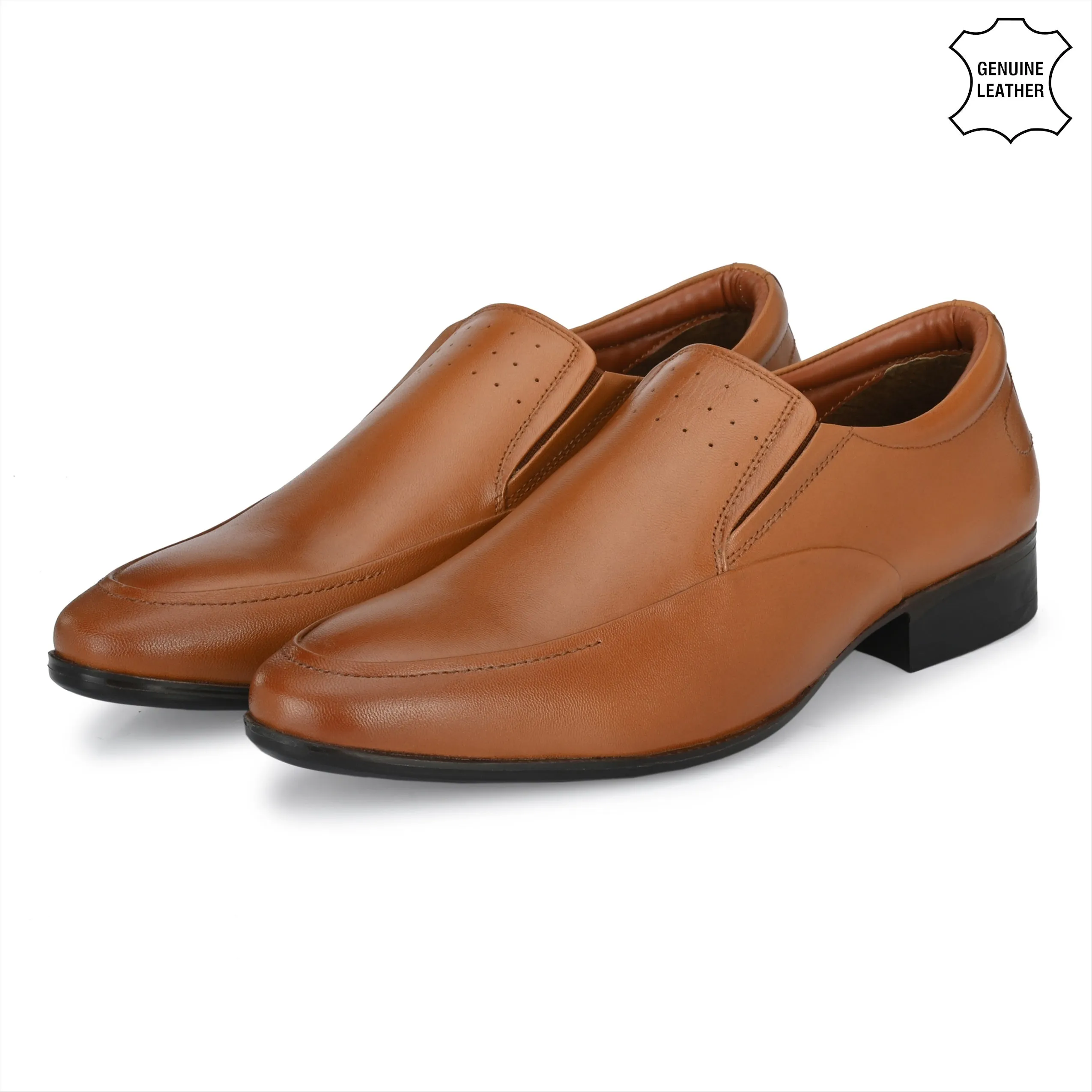 Vintage Full Grain Leather Slip Ons