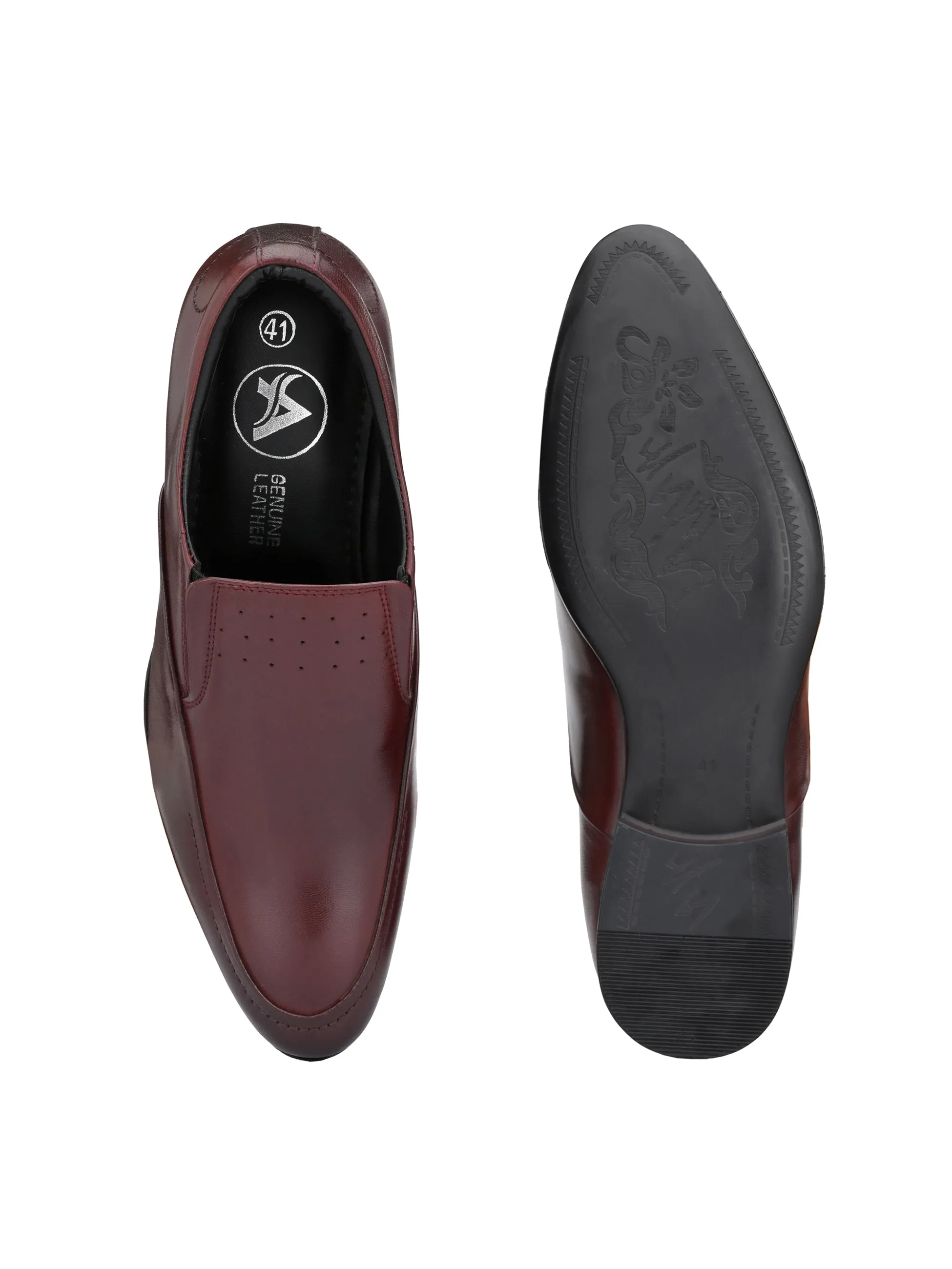 Vintage Full Grain Leather Slip Ons