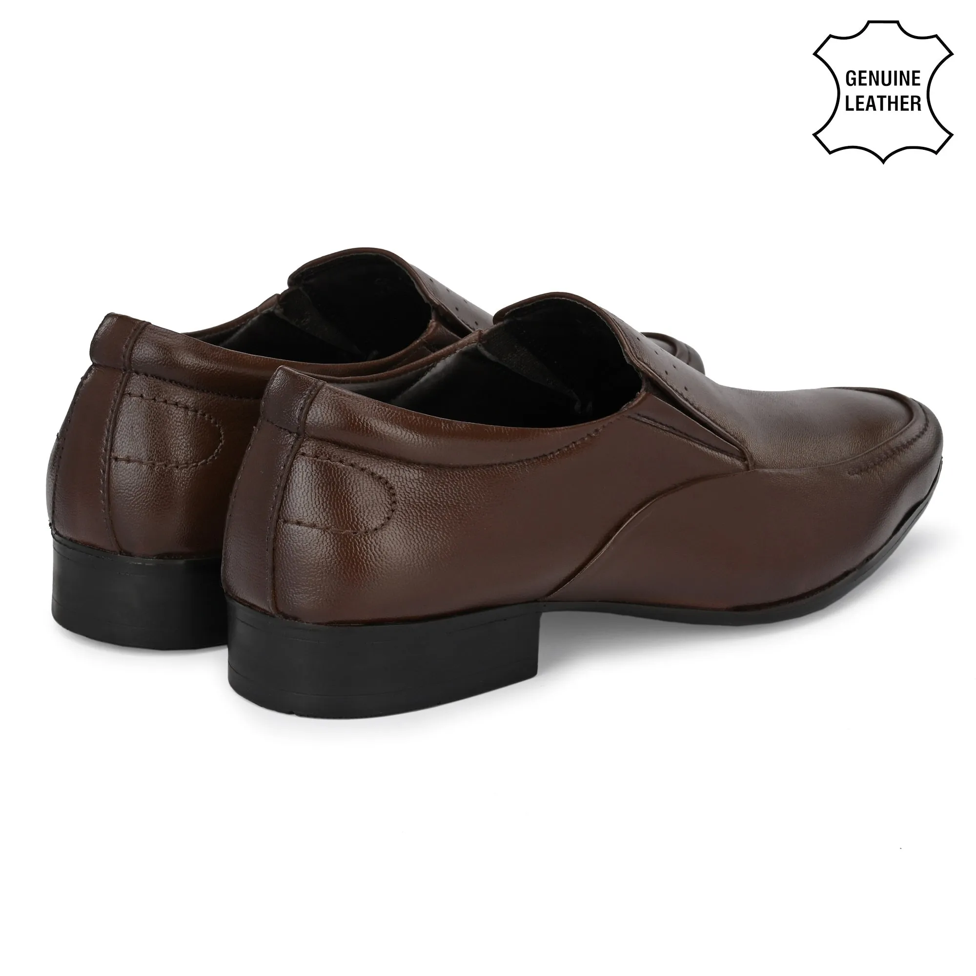Vintage Full Grain Leather Slip Ons