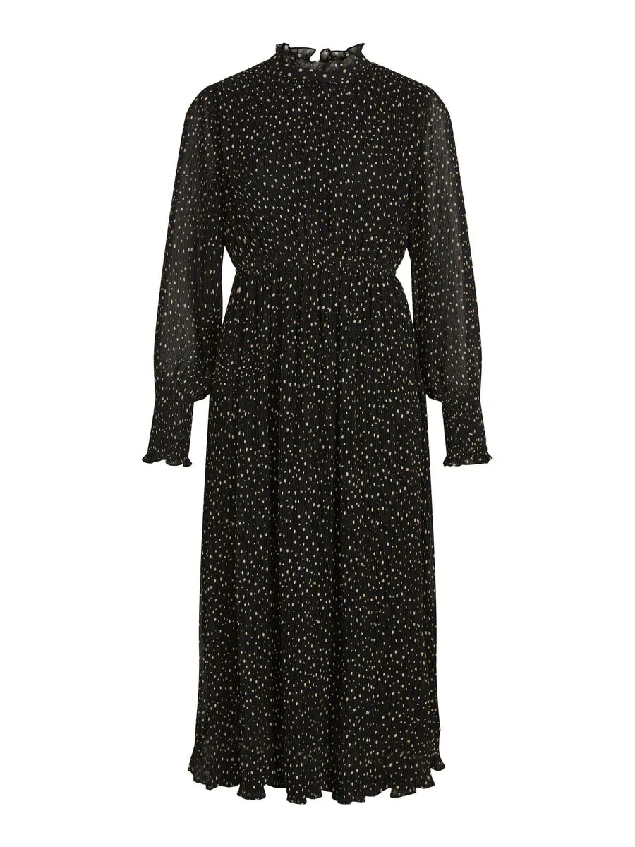 Vita High Neck Dress (Black)