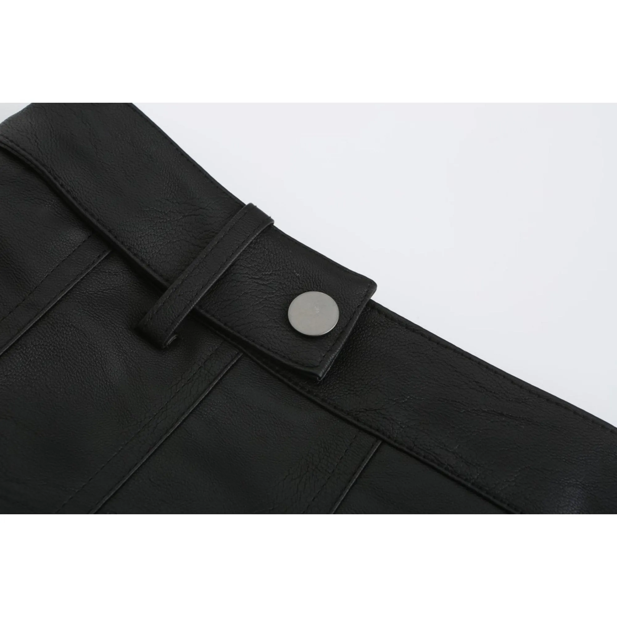 Women Pleated Skirt Shorts - Black