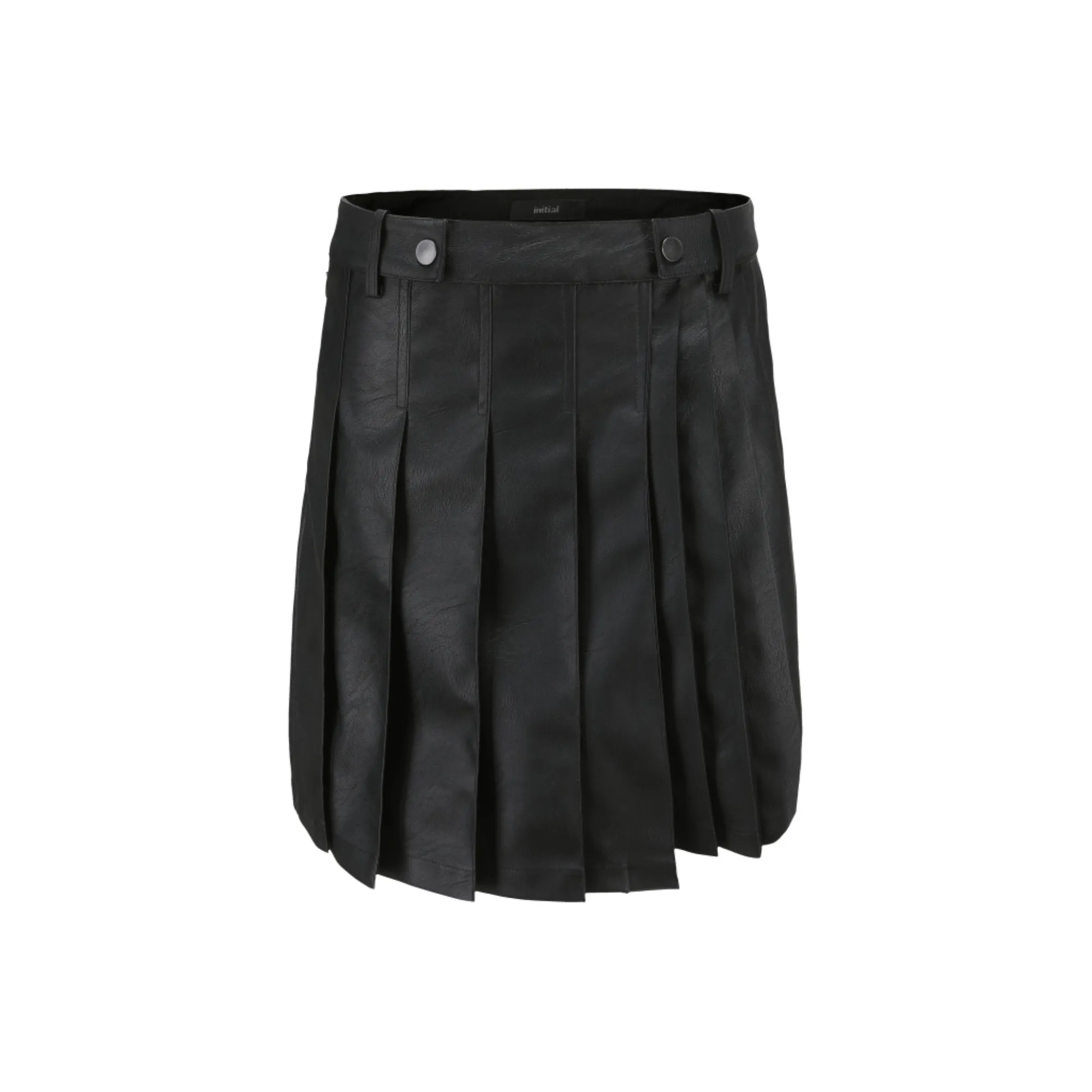 Women Pleated Skirt Shorts - Black