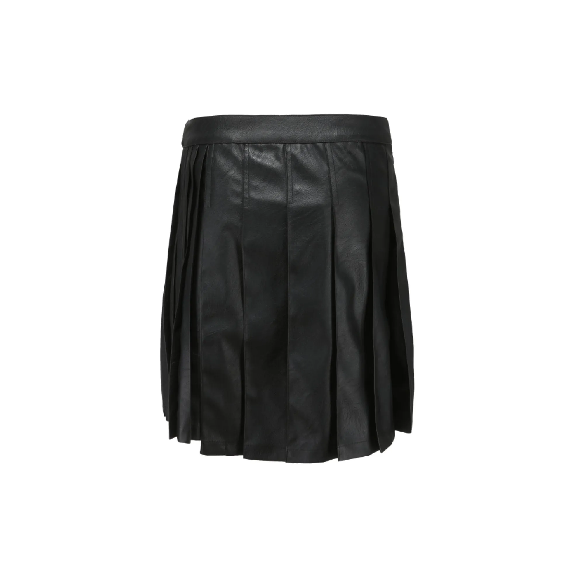 Women Pleated Skirt Shorts - Black