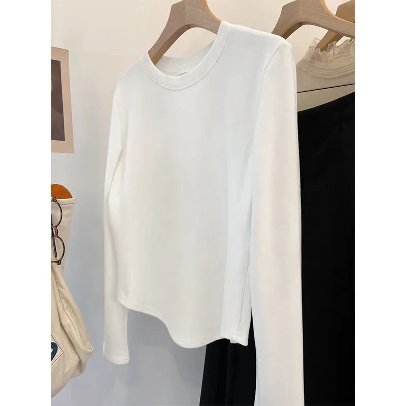 Women's Cotton Long Sleeve Layering Top