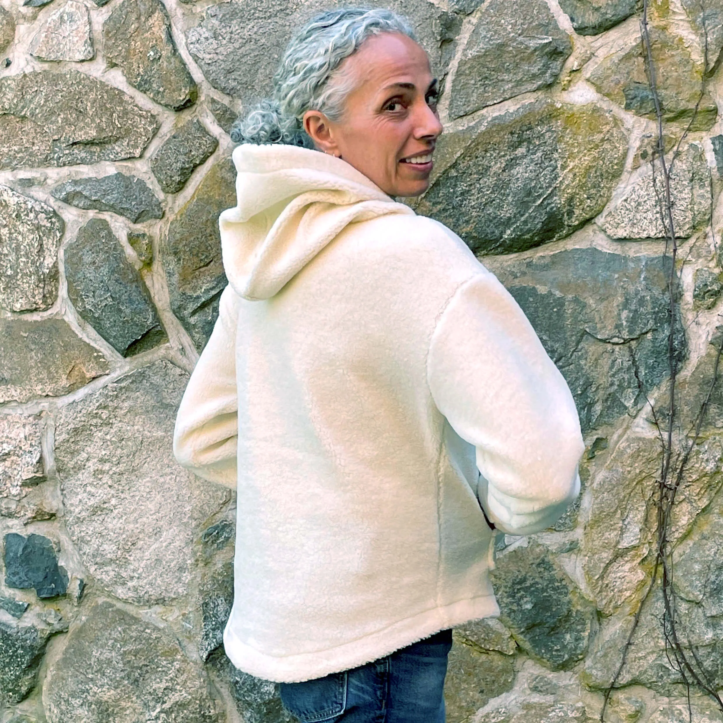 Women's Sherpa Fleece Hoodie