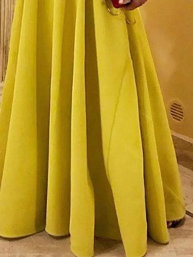 Women's Two Piece Swing Maxi Dress Set