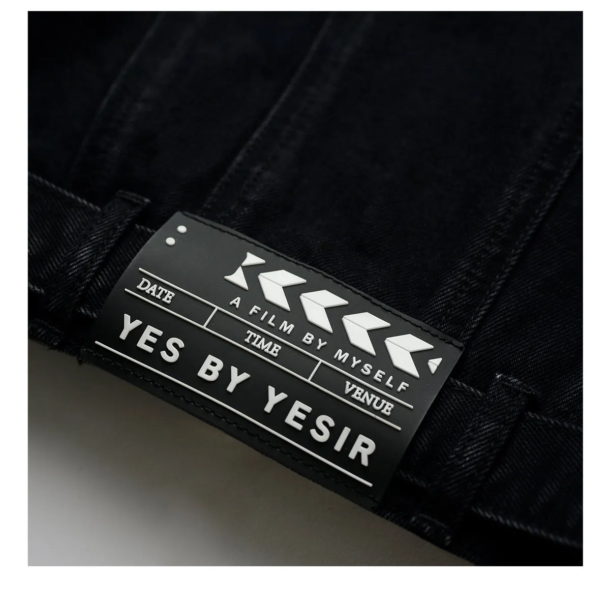 YES BY YESIR Fall winter  shot stud pubk denim skirt cropped top - Pooka